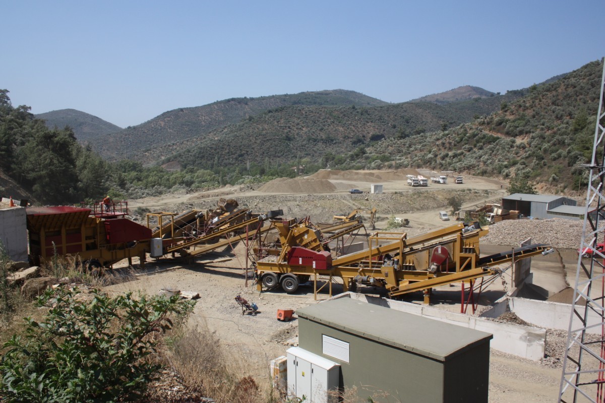 Dere Kumu Eleme Yıkama Tesisi