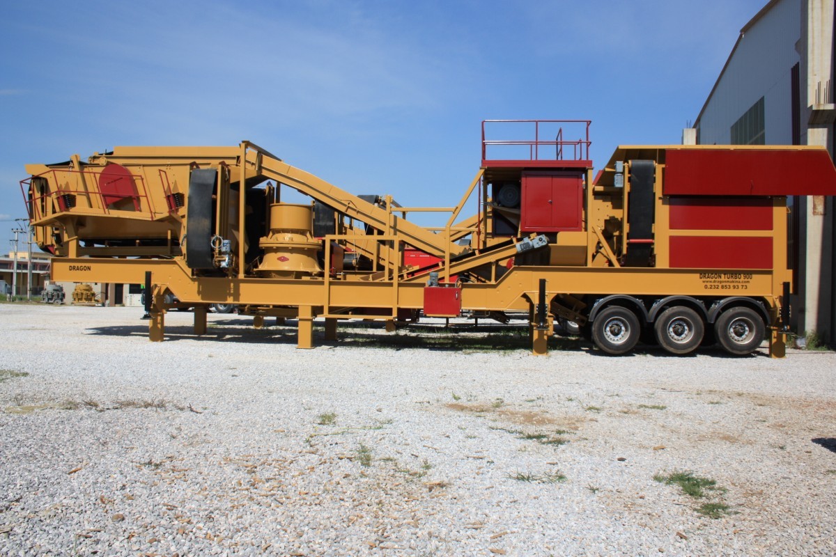Saatte 100-150 Ton kapasiteli Gabro Kırma Eleme Tesisi