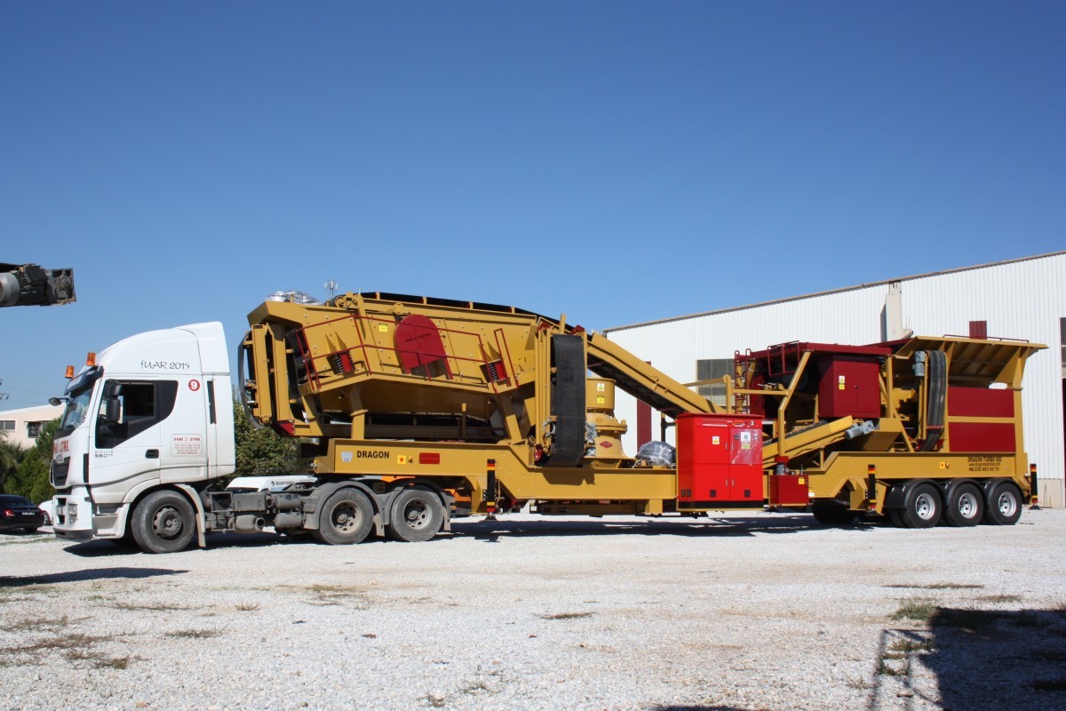 Saatte 150-160 Ton Kapasiteli Taş Kırma Tesisi