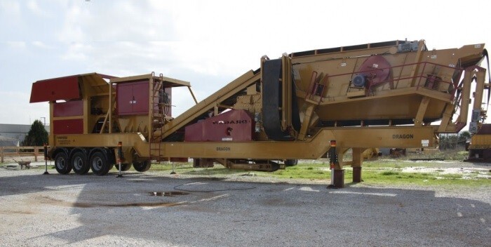 Satılık Saatte 100-150 Ton Kapasiteli Gabro Kırma Eleme Tesisi