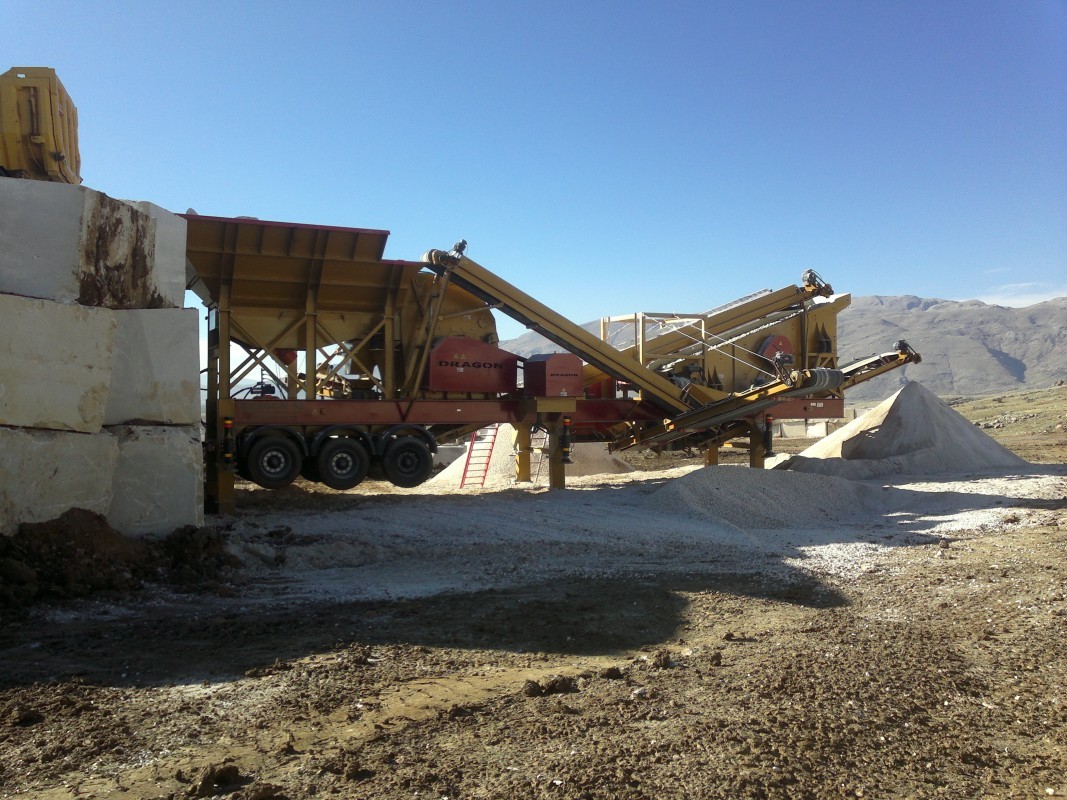 Satılık Saatte 100-150 Ton Kapasiteli Gabro Kırma Eleme Tesisi - DRG Makina
