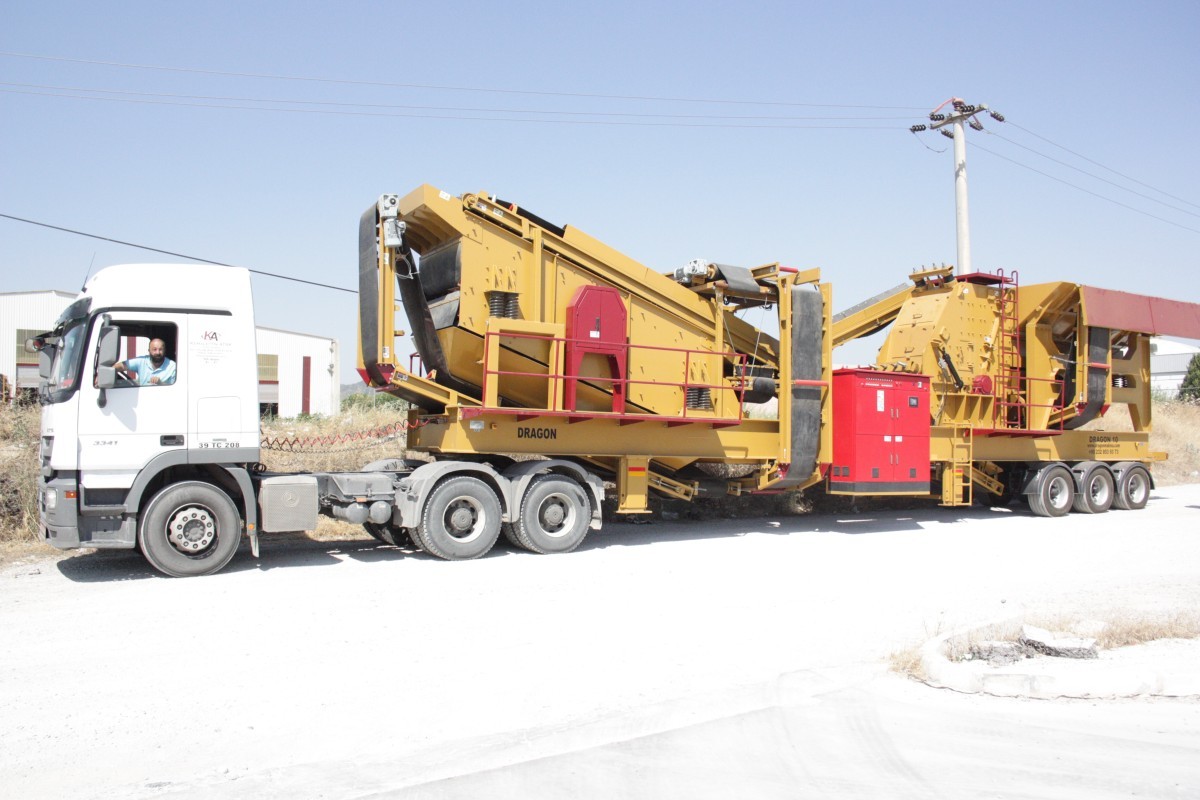 Mobil Kırıcı ile Yüksek Kapasiteli Üretim - DRG Makina