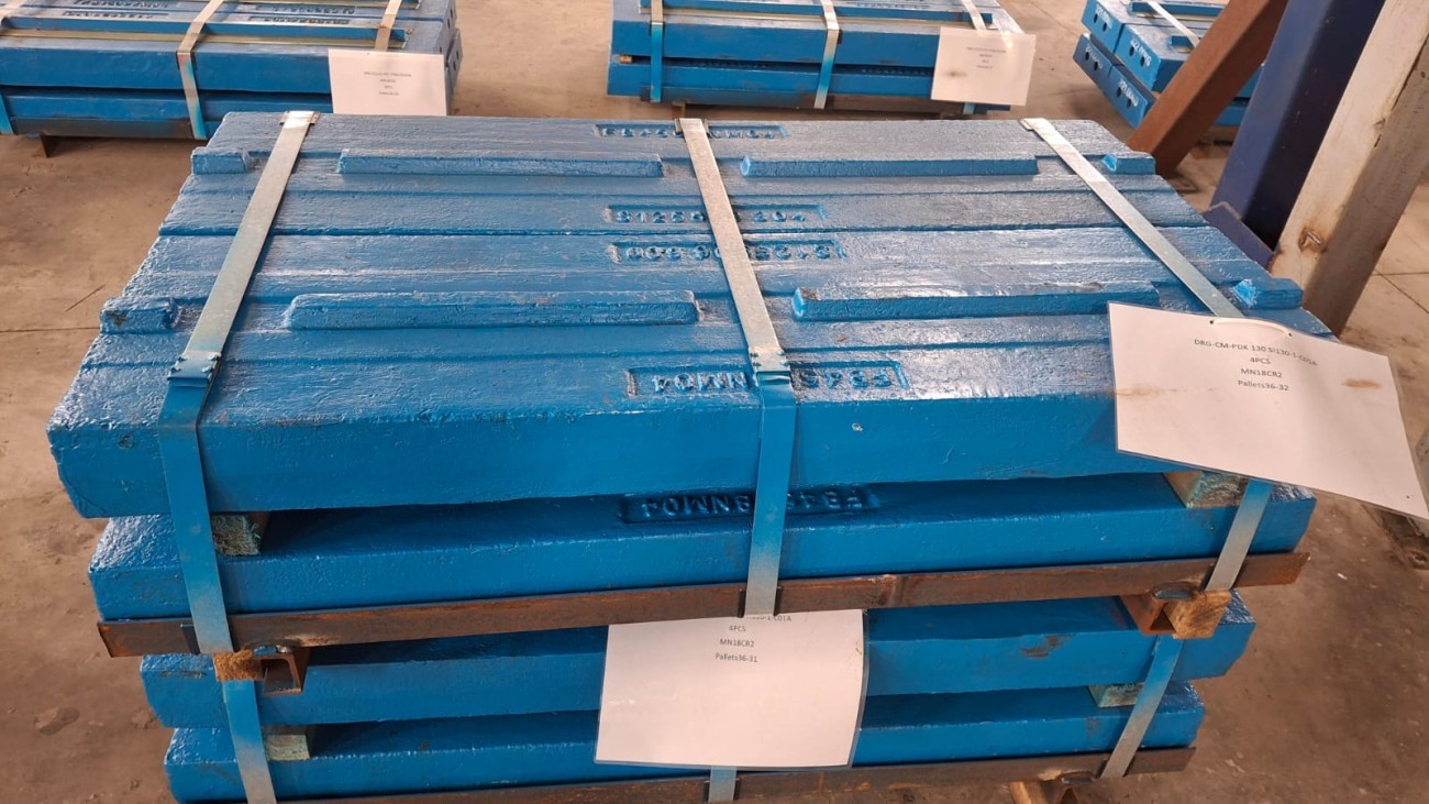 PDK 130 Mn18Cr2 DAYANIKLI PALETLERİ - PDK 3 Paletleri